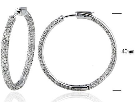 SE12443, Ladies' Moissanite Ring, S925, Rhodium Plated, White, 12.32g
