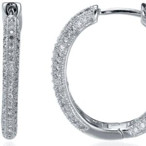 SE14666, Ladies' Moissanite Ring, S925, Rhodium Plated, White, 4.84g