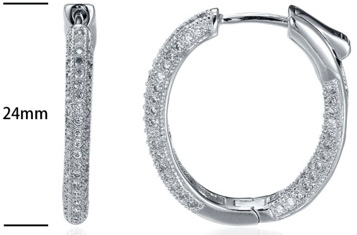 SE14666, Ladies' Moissanite Ring, S925, Rhodium Plated, White, 4.84g