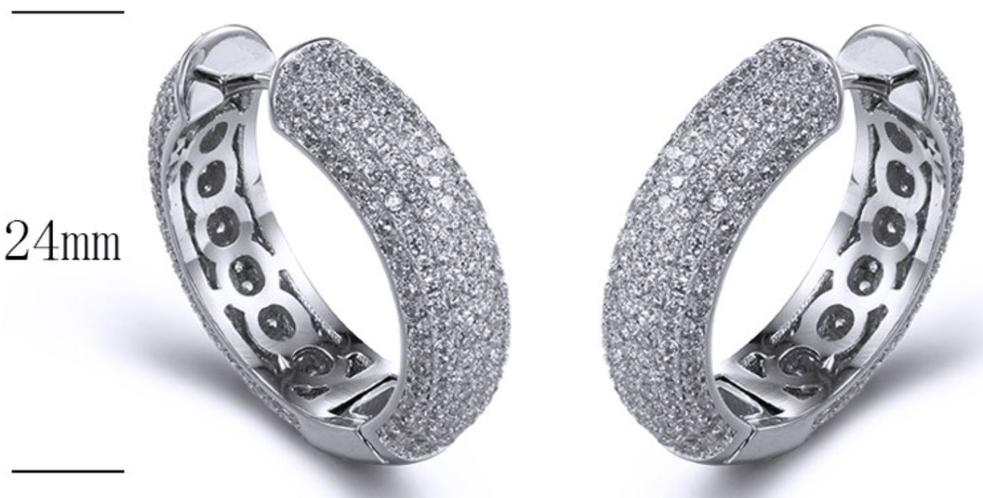 SE27710, Ladies' Moissanite Ring, S925, Rhodium Plated, White, 11.48g