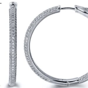 SE15934, Ladies' Moissanite Ring, S925, Rhodium Plated, White, 11.62g