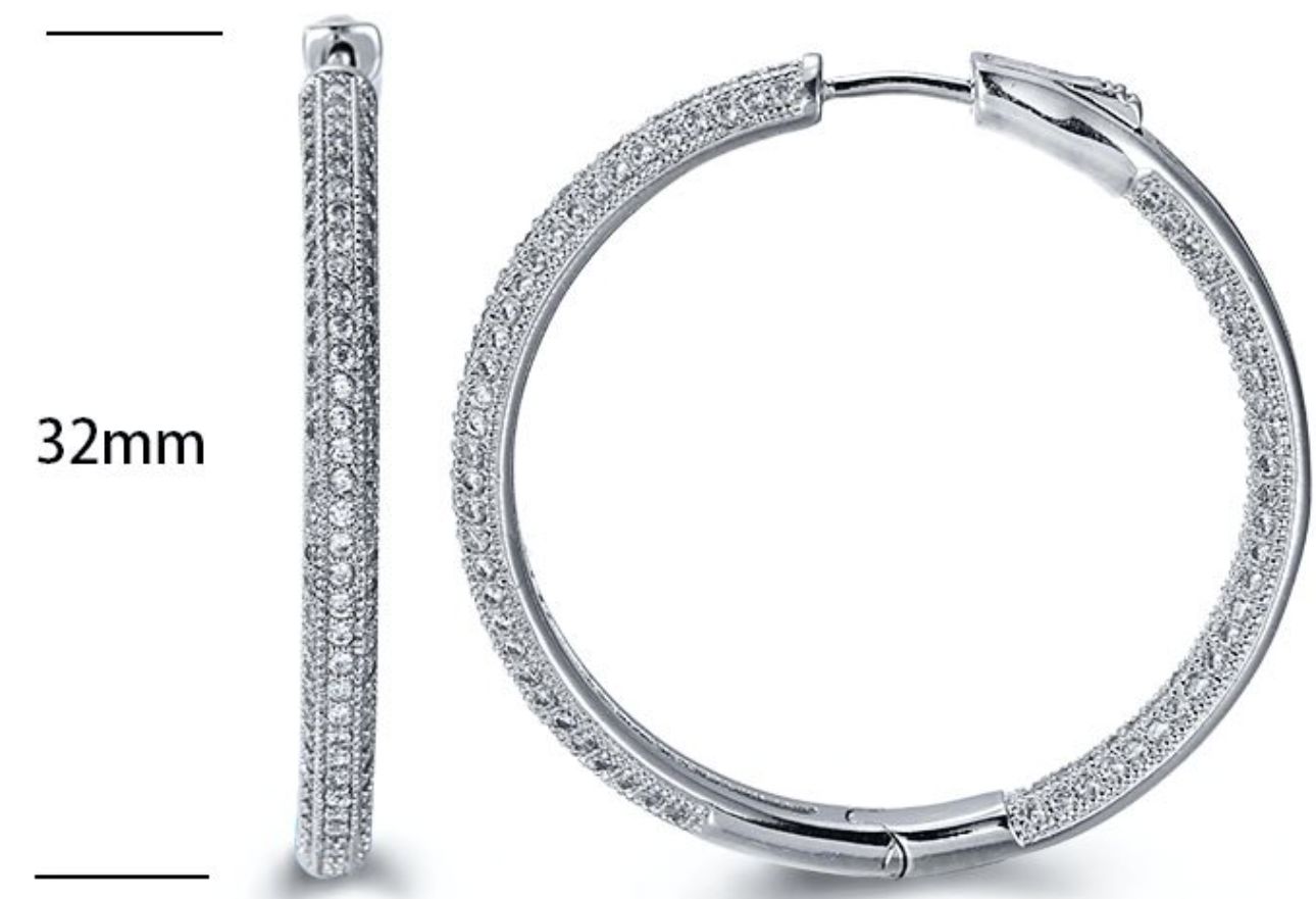 SE15934, Ladies' Moissanite Ring, S925, Rhodium Plated, White, 11.62g