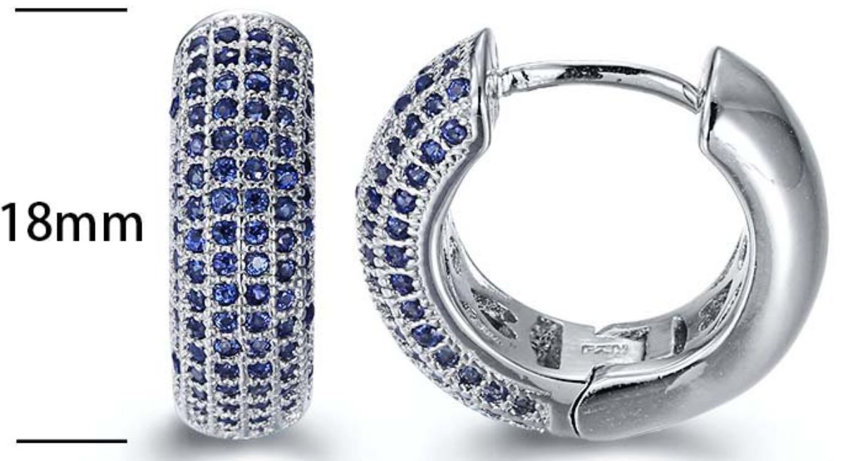 SE12555, Ladies' Moissanite Ring, S925, Rhodium Plated, White, 7.32g