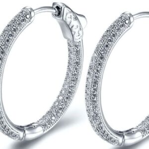 SE18942, Ladies' Moissanite Ring, S925, Rhodium Plated, White, 5.84g