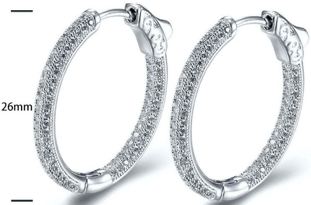 SE18942, Ladies' Moissanite Ring, S925, Rhodium Plated, White, 5.84g