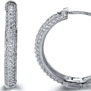 SE13969, Ladies' Moissanite Ring, S925, Rhodium Plated, White, 5.73g