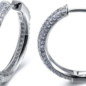 SE13993, Ladies' Moissanite Ring, S925, Rhodium Plated, White, 6.34g