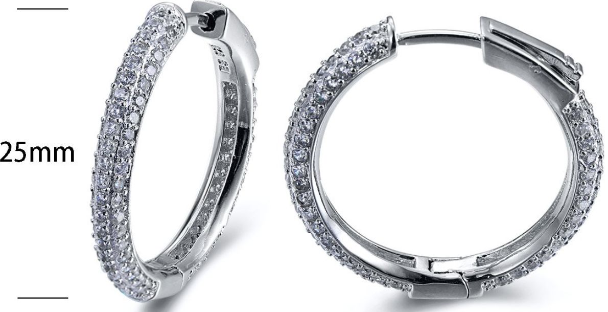 SE13993, Ladies' Moissanite Ring, S925, Rhodium Plated, White, 6.34g
