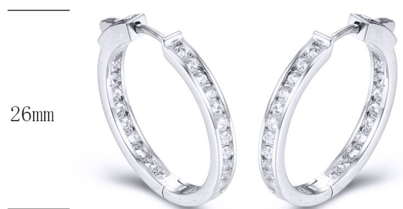 SE23084, Ladies' Moissanite Ring, S925, Rhodium Plated, White, 5.9g