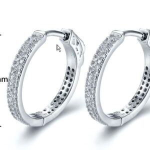 SE18934, Ladies' Moissanite Ring, S925, Rhodium Plated, White, 4.64g
