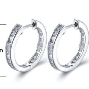 SE13980, Ladies' Moissanite Ring, S925, Rhodium Plated, White, 4.32g