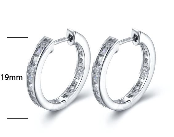 SE13980, Ladies' Moissanite Ring, S925, Rhodium Plated, White, 4.32g