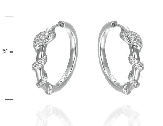 SE01329, Ladies' Moissanite Ring, S925, Rhodium Plated, White, 10g
