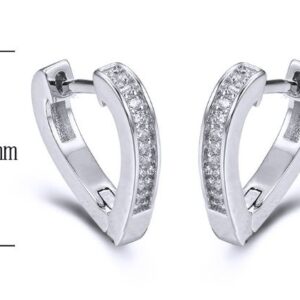 SE27782, Ladies' Moissanite Ring, S925, Rhodium Plated, White, 2.47g