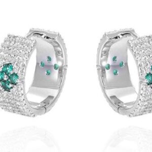 SE40077, Ladies' Moissanite Ring, S925, Rhodium Plated, White, 8.4g