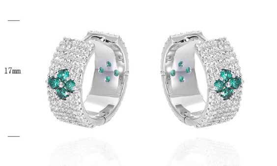 SE40077, Ladies' Moissanite Ring, S925, Rhodium Plated, White, 8.4g