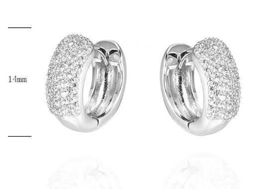 SE36663, Ladies' Moissanite Ring, S925, Rhodium Plated, White, 4.29g