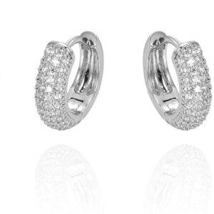 SE39976, Ladies' Moissanite Ring, S925, Rhodium Plated, White, 3.27g