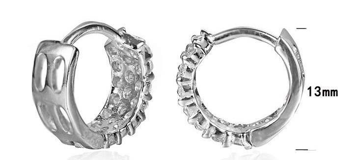 SE02680, Ladies' Moissanite Ring, S925, Rhodium Plated, White, 2.4g