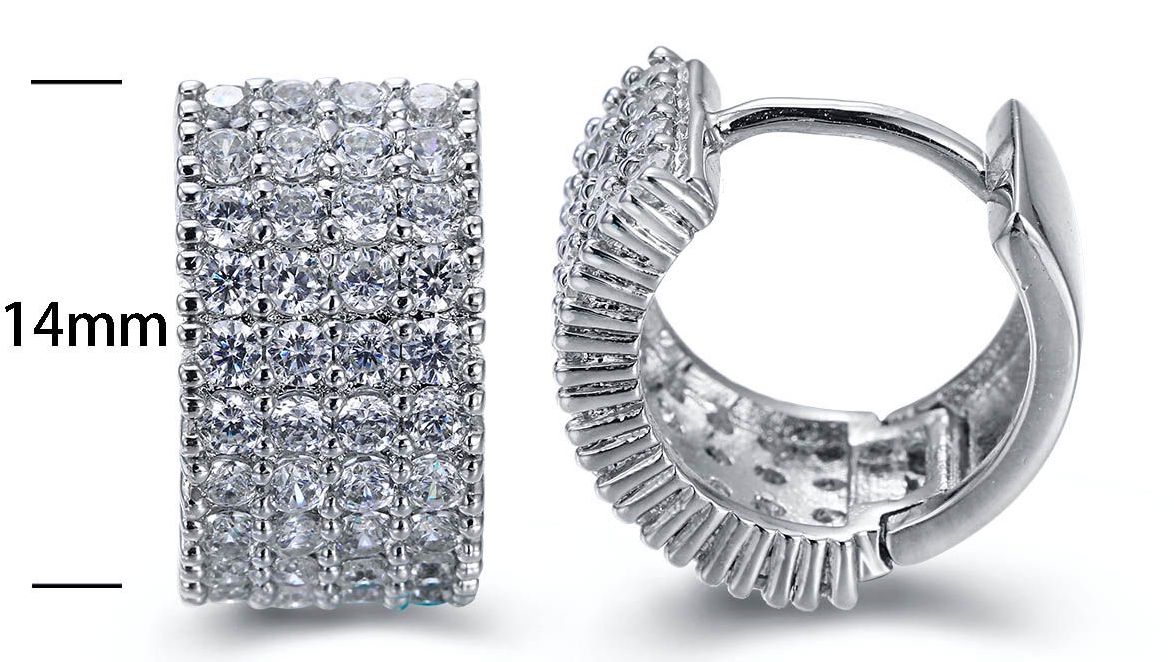 SE15521, Ladies' Moissanite Ring, S925, Rhodium Plated, White, 4.46g