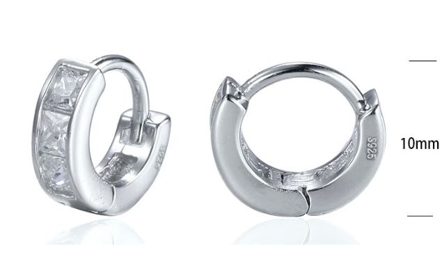SE08342, Ladies' Moissanite Ring, S925, Rhodium Plated, White, 1.65g