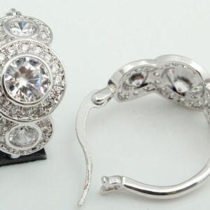 SE10977, Ladies' Moissanite Ring, S925, Rhodium Plated, White, 4.47g