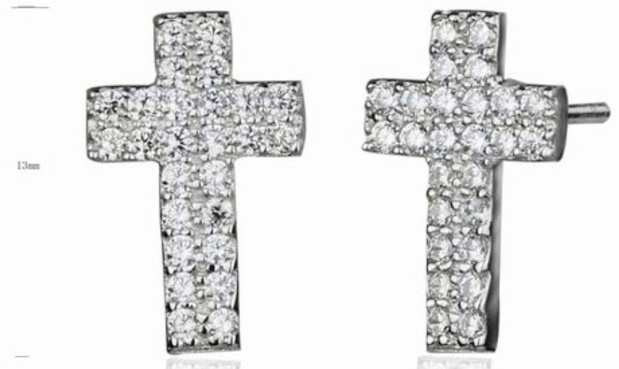 SE07627, Ladies' Moissanite Ring, S925, Rhodium Plated, White, 1.25g