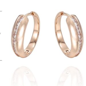 SE38567, Ladies' Moissanite Earring, S925, Rhodium Plated, White, 4.63g