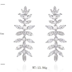 SE45744, Ladies' Moissanite Ring, S925, Rhodium Plated, White, 14.75g