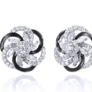 SE31011, Ladies' Moissanite Ring, S925, Rhodium Plated, White, 3.93g