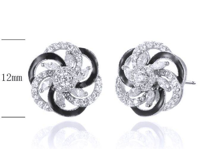 SE31011, Ladies' Moissanite Ring, S925, Rhodium Plated, White, 3.93g