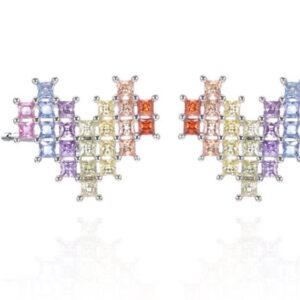 SE40525, Ladies' Moissanite Ring, S925, Rhodium Plated, White, 3.28g