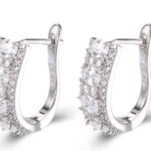 SE18627, Ladies' Moissanite Ring, S925, Rhodium Plated, White, 4.01g