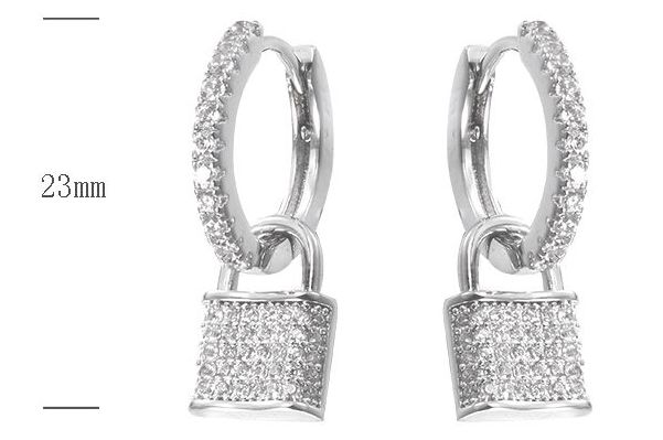 SE36213, Ladies' Moissanite Ring, S925, Rhodium Plated, White, 3.9g