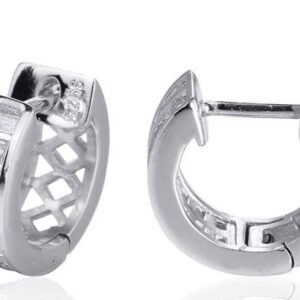 SE13820, Ladies' Moissanite Ring, S925, Rhodium Plated, White, 3.39g