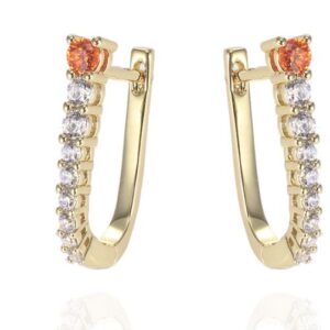 SE36618, Ladies' Moissanite Earring, S925, Rhodium Plated, White, 2.7g