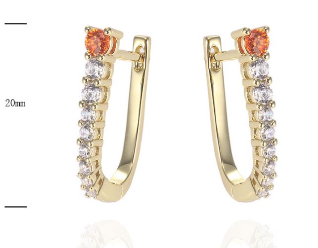 SE36618, Ladies' Moissanite Earring, S925, Rhodium Plated, White, 2.7g