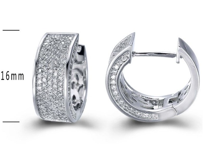 SE15566, Ladies' Moissanite Ring, S925, Rhodium Plated, White, 6.01g