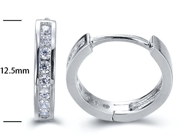 SE15553, Ladies' Moissanite Ring, S925, Rhodium Plated, White, 1.74g