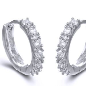 SE28505, Ladies' Moissanite Ring, S925, Rhodium Plated, White, 2.31g