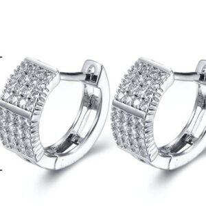 SE17185, Ladies' Moissanite Ring, S925, Rhodium Plated, White, 1.97g