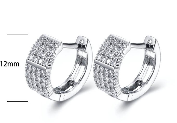 SE17185, Ladies' Moissanite Ring, S925, Rhodium Plated, White, 1.97g