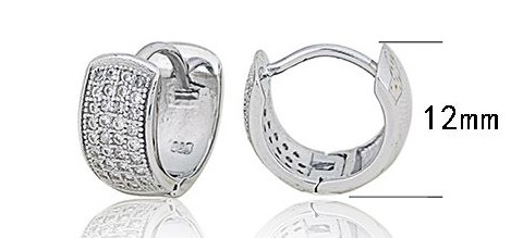 SE12588, Ladies' Moissanite Ring, S925, Rhodium Plated, White, 2.9g