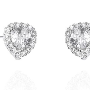 SE38203, Ladies' Moissanite Ring, S925, Rhodium Plated, White, 1.66g