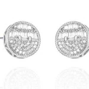 SE37852, Ladies' Moissanite Ring, S925, Rhodium Plated, White, 2.53g