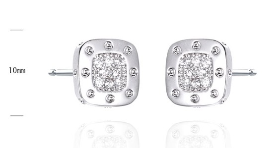 SE40084, Ladies' Moissanite Ring, S925, Rhodium Plated, White, 2.74g