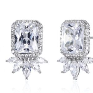 SE19697, Ladies' Moissanite Ring, S925, Rhodium Plated, White, 5.66g