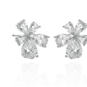SE39384, Ladies' Moissanite Ring, S925, Rhodium Plated, White, 3.24g