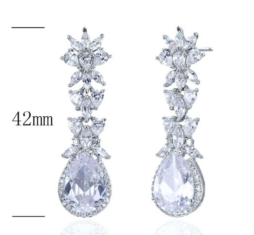 SE16252, Ladies' Moissanite Ring, S925, Rhodium Plated, White, 10.99g