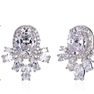 SE19904, Ladies' Moissanite Ring, S925, Rhodium Plated, White, 7.02g